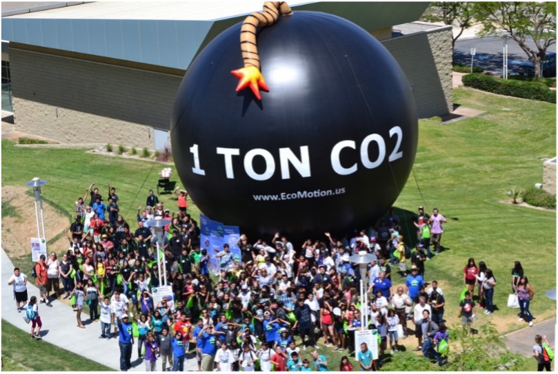 1 Ton CO2 example