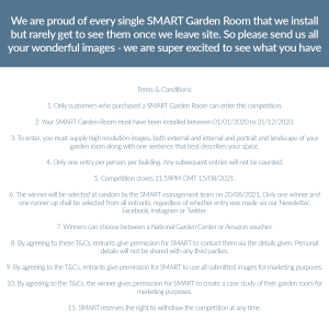 Garden Building Competition Terms and Conditions